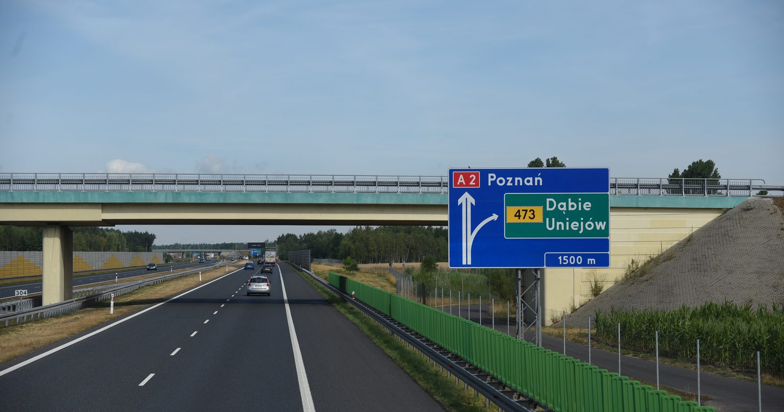 Autostrada A2 w województwie łódzkim
